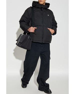 KENZO Puffer Jacket With Logo - Blue