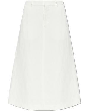 Ami Paris Skirt With Pockets - White