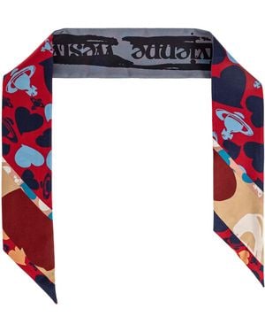 Vivienne Westwood Silk Scarf - Blue