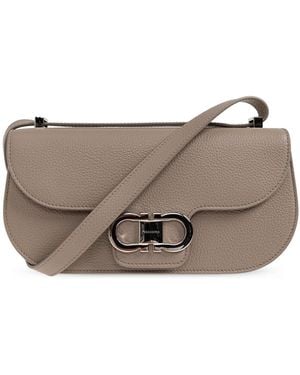 Ferragamo "Double" Bag - Grey