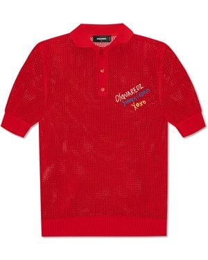 DSquared² Polo Capsule 'Summer Lovers' - Red