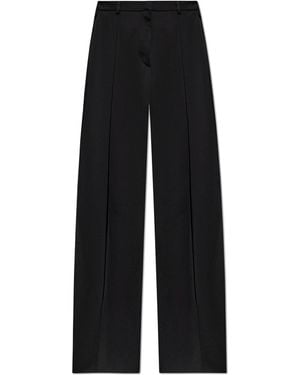 Balmain Trousers With Stitching On The Legs - Black