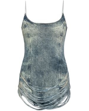 DIESEL Denim Dress De-Dra-Short-Fsg - Blue