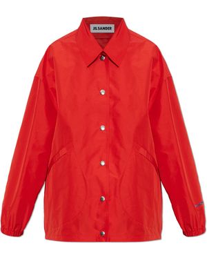 Jil Sander Oversize Jacket - Red
