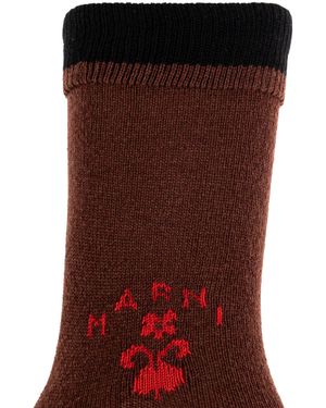Marni Wool Socks - Red