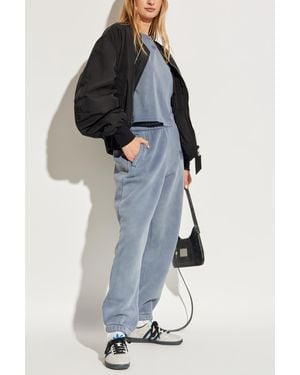T By Alexander Wang T-Shirt With Printed Logo - Blue