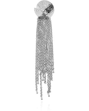 Lemaire Brass Earring With Tassels - White
