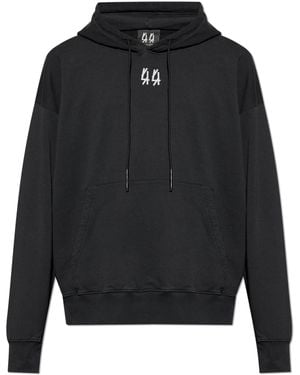44 Label Group Sweatshirt With Logo, - Black