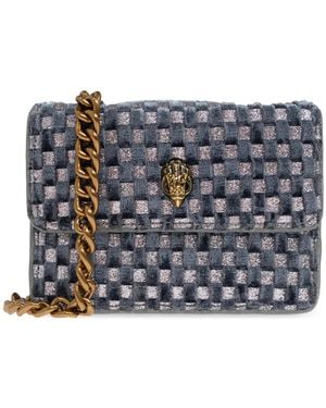 Kurt Geiger Shoulder Bag "Micro Kensington" - Blue