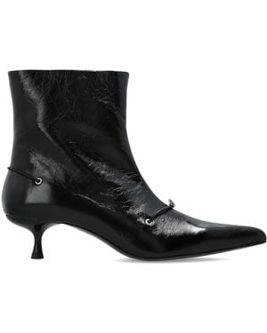 DIESEL 'D-Jewels' Heeled Ankle Boots - Black