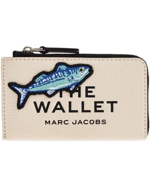 Marc Jacobs Wallet With Patch - Natural
