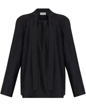 Lemaire Cotton Shirt - Black