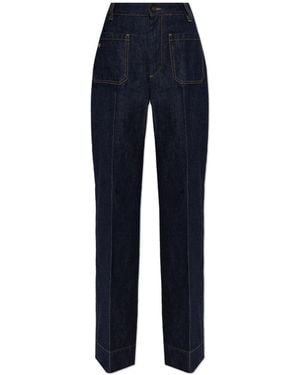 Victoria Beckham Flared Leg Jeans - Blue