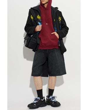 Balenciaga Blazer With An Attached Hood - Black