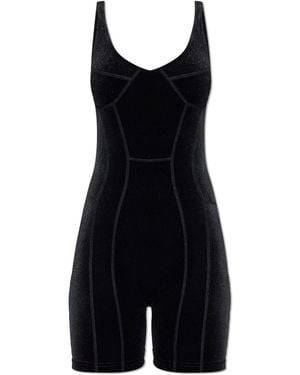 Vetements Velour Jumpsuit - Black