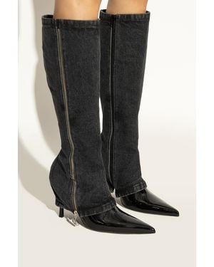 DIESEL Heeled Boots D-Venus - Black