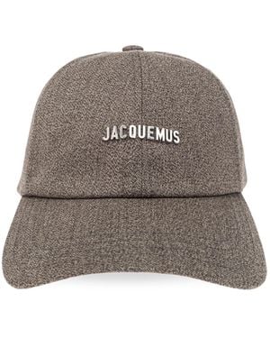 Jacquemus Cap With Logo - Brown