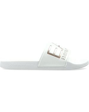 EA7 Rubber Flip-Flops - White
