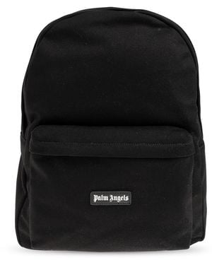 Palm Angels Backpack With Logo - Black