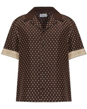 Ferragamo Silk Shirt - Brown