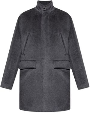 Tod's Insulated Coat With Stand-Up Collar - Grey