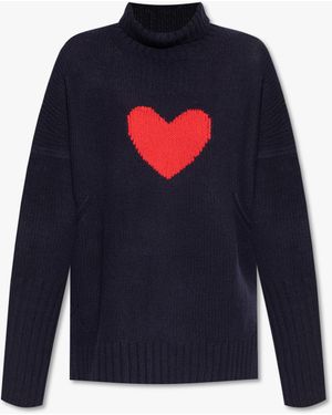 Zadig & Voltaire Alma Heart Jumper - Blue