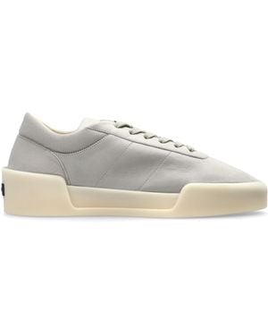 Fear Of God Suede Sports Shoes "Aerobic Low" - White