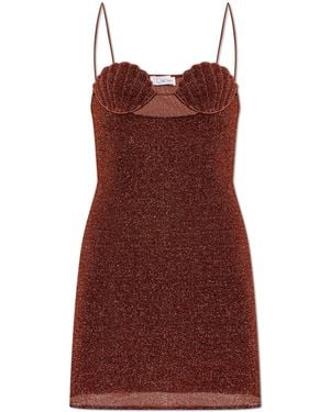 Oséree Dress With Lurex Thread - Red