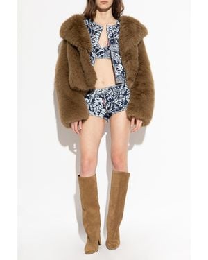 DSquared² Denim Jacket With Print - Multicolor