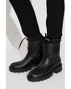 Moncler Kickstream Wellington Boots - Black