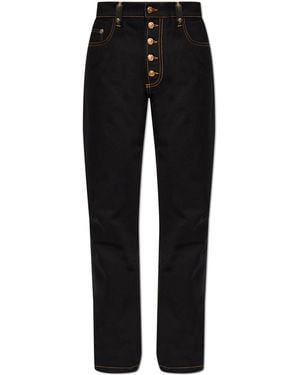 Versace Straight-Leg Jeans - Black