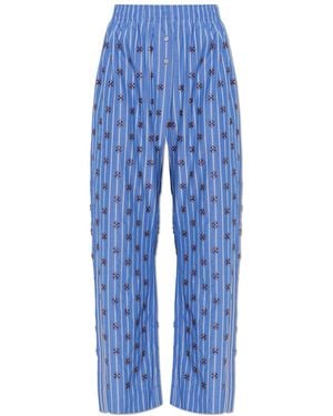 Munthe "Viologen" Trousers - Blue