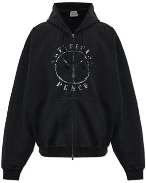 Vetements Sweatshirt With Print - Black