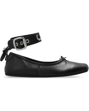 Vivienne Westwood 'Bardot' Leather Ballet Flats - Black