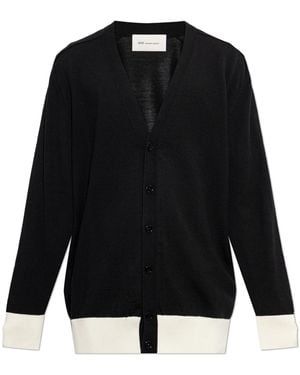 Ami Paris Wool Cardigan - Black