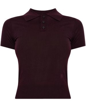 DSquared² Wool Polo - Purple