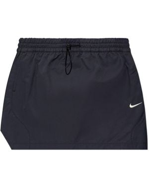 Nike Skirt With Logo - Blue