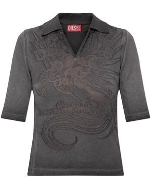 DIESEL Polo 'T-Bea' - Grey