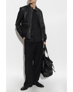 AllSaints Leather Jacket 'Hiro' - Black