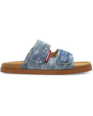 DSquared² Denim Slides - Blue