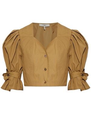 Chloé Short Top - Natural
