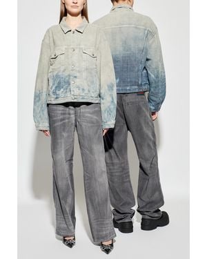 DIESEL 'D-Ranger' Denim Jacket - Gray