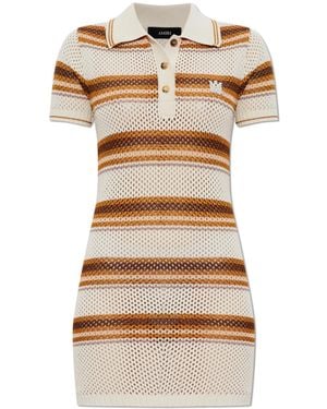 Amiri Polo Dress - Natural