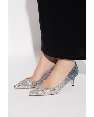 Jimmy Choo 'Romy' Heeled Shoes - Black