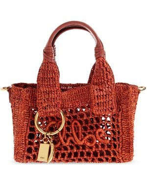 Chloé "Summer Banana Mini" Bag - Red