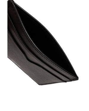 JW Anderson Leather Cardholder With Logo - Black
