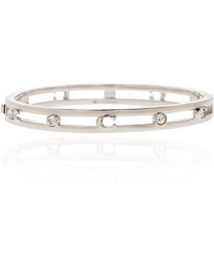 COACH Bracelet With Logo And Shimmering Crystals - Metallic