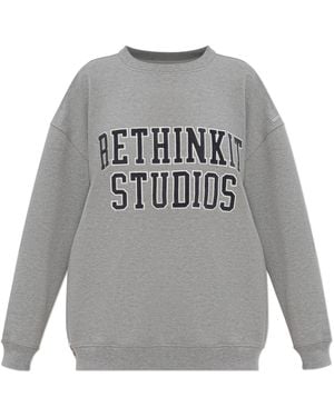 Rethinkit Studios Sweatshirt With Logo - Grey