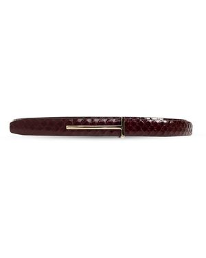 Tom Ford Leather Belt - Red