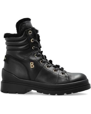 Bogner Leather Snow Boots 'St.Moritz' - Black